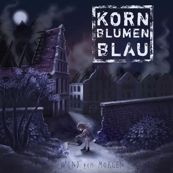 Album cover Kornblumenblau "Wing gen Morgen"