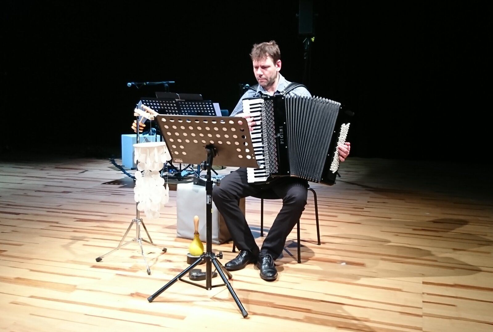 Akkordeon und Elektronik